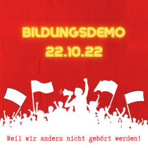 Read more about the article Aufruf zur Bildungsdemo